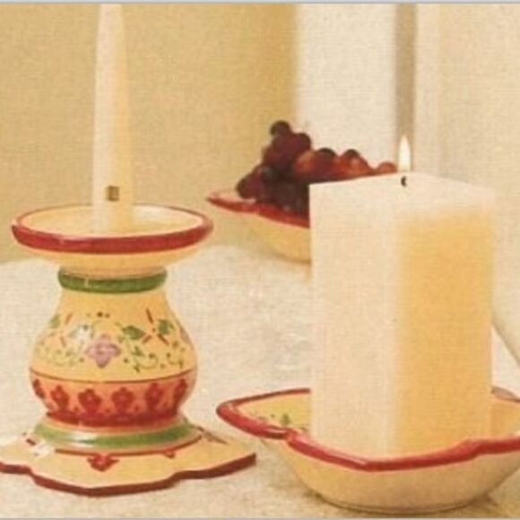 NIB Partylite Bohemian Spice Pilar/taper holder - Picture 1 of 9